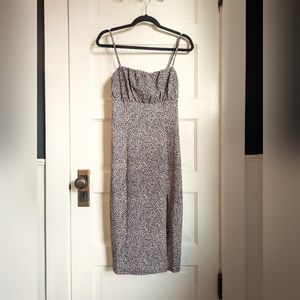 Divided Floral spaghetti strap Mini Dress